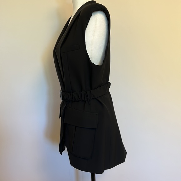 SMYTHE
Belted Sleeveless Blazer/vest - Black size 8 - Picture 8 of 11